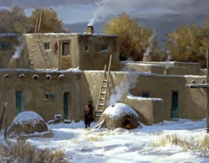 Blog - JF - Taos Winter - 20x20