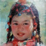 WangOPA-JanPeng-TibetGirl-9x12-$1250