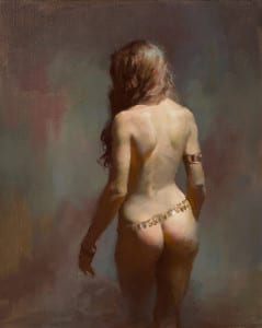 Naked woman from behind