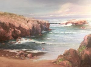 30” x 40” San Mateo Coast