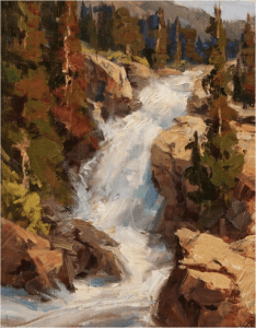 "Alberta Falls" 10x8 by Bill Davidson OPA