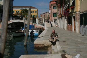 Charles Cox OPA Sketching in Venice