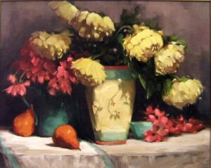 "Yellow Peonies" by Dayle Sazonoff, 20 x 24