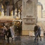 "Mercato Nuovo in Rain (Firenze) No. 2" by James Crandall