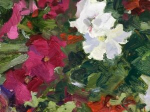 Petunias by Jane barton