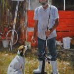 SoileauOPA-Hodges-Lula-Belle and the Preacher Fisherman-24x18 oil on linen