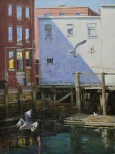 SoileauOPA-Hodges-Old Port Gulls-24x18 oil on linen