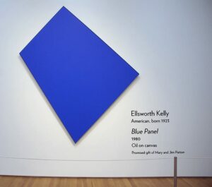 Blue Panel by Ellsworth Kelly