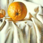 David Hardy – An Orange with an Attitude – 12″x 9″ – Oil