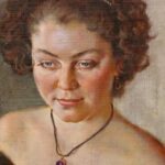 David Hardy – Portrait of Sarah – 15″x 10″ – Oil