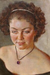 David Hardy – Portrait of Sarah – 15″x 10″ – Oil