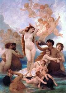 "The Birth of Venus" by William-Adolphe Bouguereau