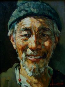 "Smile Old Man" by Christopher Zhang OPAM