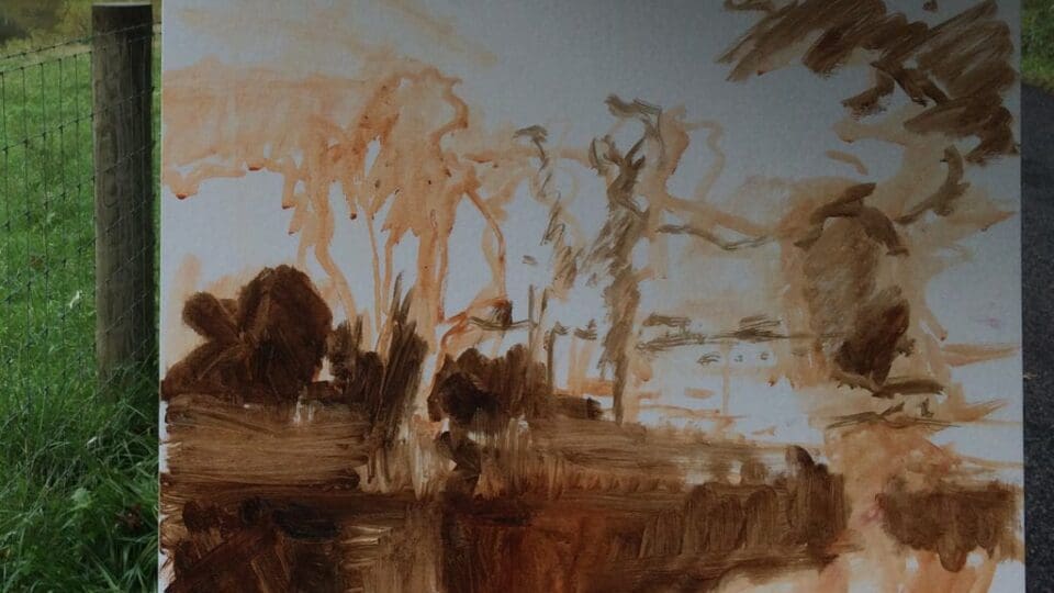 Terra Bella CLashley Underpainting-