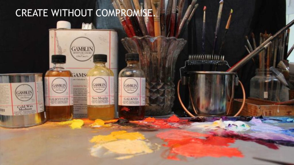 Image: Gamsol, Galkyd painting mediums, Gamvar