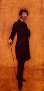 Portrait of Whistler by William Merritt Chase, 1885