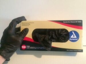 Black Nitrile Gloves