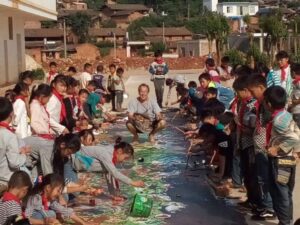 Art Ambassador image with Kevin in China 