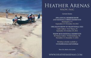 Ad running in Fine Art Connoisseur Magazine, Nov/Dec 2016