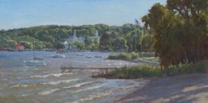 "Breezy Morning Ephraim Beach" by Debra Joy Groesser
