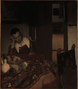 Johannes Vermeer 1656 A Maid Asleep