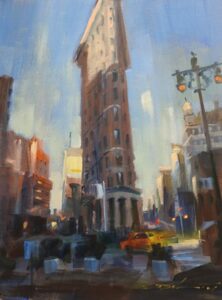 Rick Delanty - The Flatiron, Early Morning - 12x9