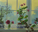 Peonies and Geranium by David Hettinger OPAM