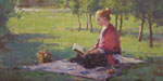 "Reading in The Orchard" by J. Ken Spencer OPA