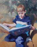 Boy Reading by Matt Linz