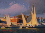 Newport Sailboats by Calvin Liang OPAM