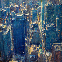 New York in Blue by Derek Penix