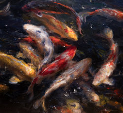 Swirling Koi by Derek W Penix