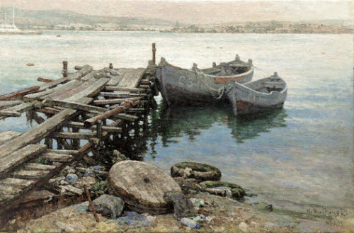 Sozopol Fishing Boats by Nikolo Balkanski